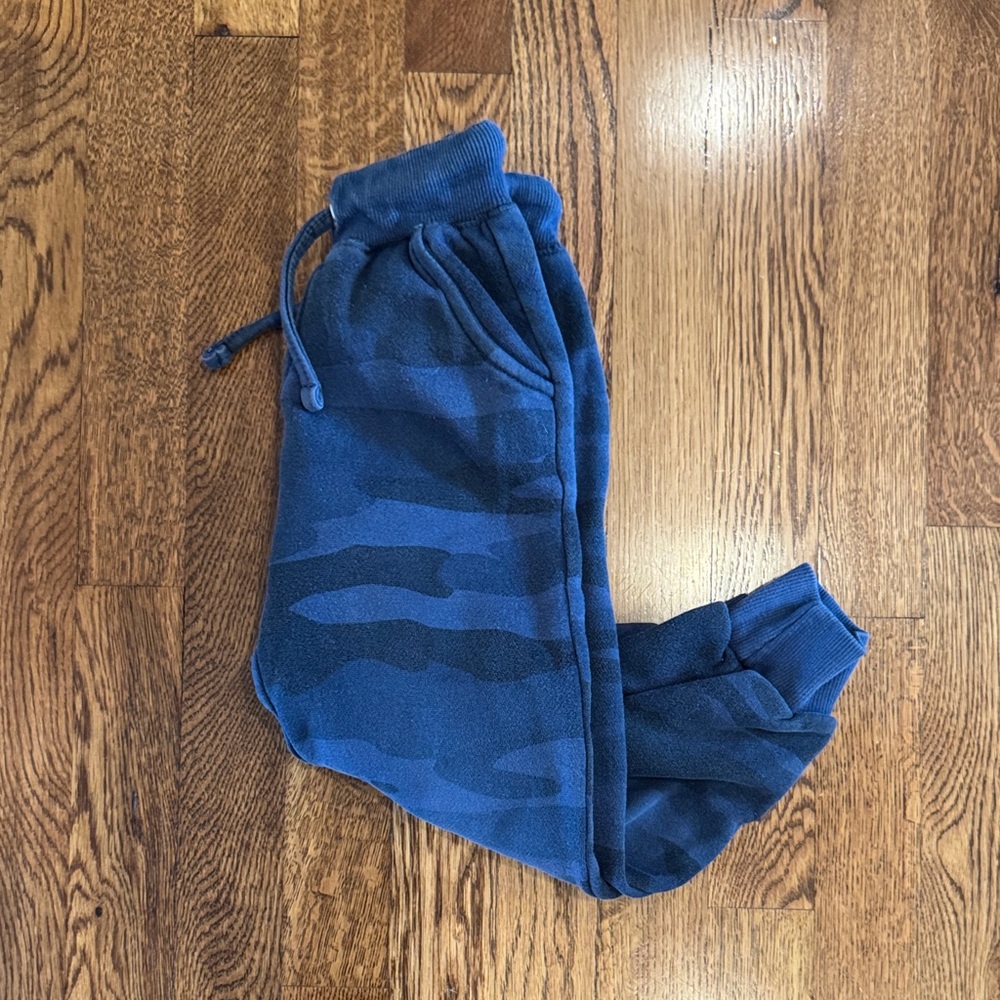 Vintage Havana Kids Blue Camouflage Joggers Size 4T